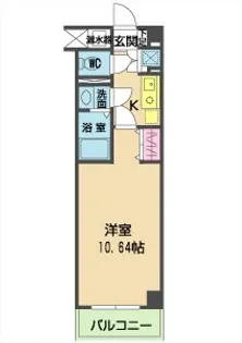 カーサ・ヴェルデ西洞院【6階】の間取り