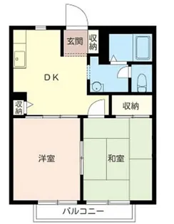 ドリームハイツヤマサC【2階】の間取り