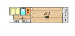 白島森野ビル【10階】の間取り