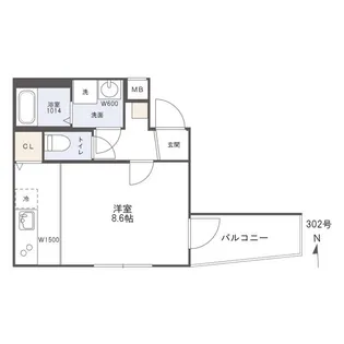 Flam fukushima【3階】の間取り