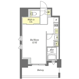 プライムメゾン横浜WEST【6階】の間取り
