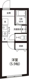 レピュア新板橋駅前レジデンス【3階】の間取り