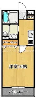 BUENA関屋大川前【3階】の間取り