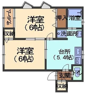 エランドール【2階】の間取り