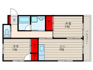 NKマンション【2階】の間取り