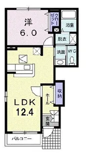 ヴィオラガーデン【1階】の間取り