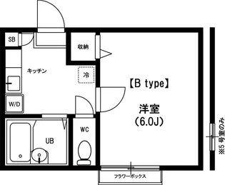 リリックコート313【1階】の間取り