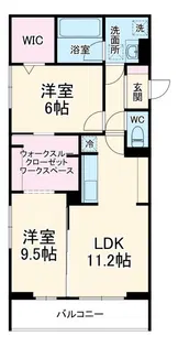 カームグロウ【2階】の間取り