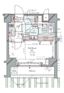 コンシェリア門前仲町 <SAKURA PROMENADE>【1階】の間取り