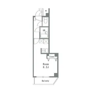 Bellezza品川【7階】の間取り