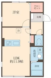 ハイブリッドメゾン【1階】の間取り