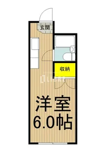 ハイツタケハナ【1階】の間取り