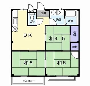 リバーサイドみうらII【2階】の間取り