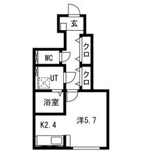 ルミエールIII【1階】の間取り