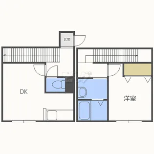 LEE SPACE北48条の間取り