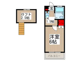 コーポサントーレア【2階】の間取り
