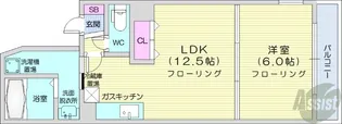マルベリーガーデン512【5階】の間取り