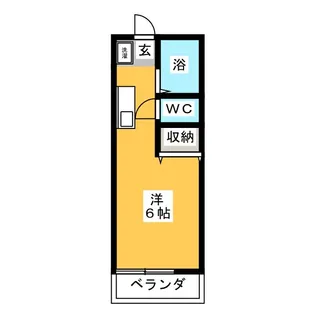 グランドール生田【2階】の間取り