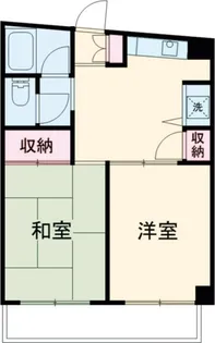クレセントマンション富士見台【1階】の間取り