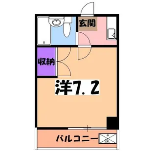 グランドォール宇都宮【2階】の間取り