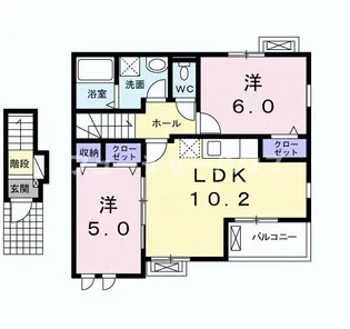 K・T angeIII【2階】の間取り