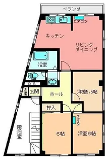 第2山本ビル【3階】の間取り
