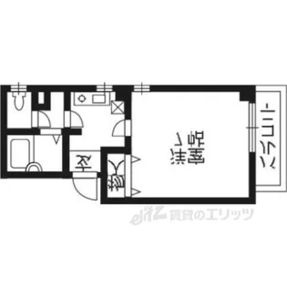 ヴィヴィモラド【1階】の間取り