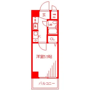 日神パレステージ横浜南【3階】の間取り