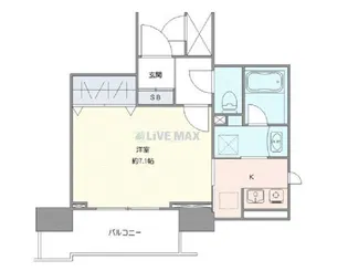 DeLCCS shinagawa【7階】の間取り