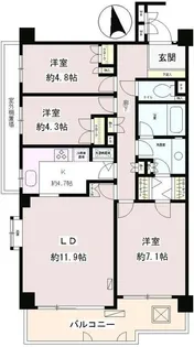 要町ガーデンハイツ【2階】の間取り