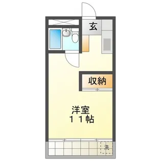 サカエハイツ【2階】の間取り