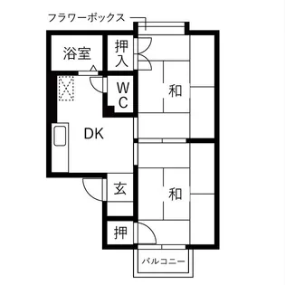 ファミール鈴木【2階】の間取り