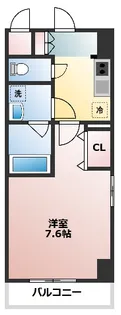 Kスマート小牧【6階】の間取り