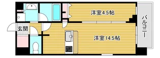 スプランディッド難波キャトル【3階】の間取り