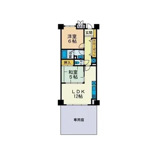 ミラネーゼ【1階】の間取り