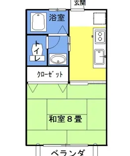 ラフォンテ・チャオ1st【2階】の間取り
