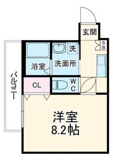 オリジン社が丘【3階】の間取り