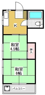 フジエマンション【2階】の間取り