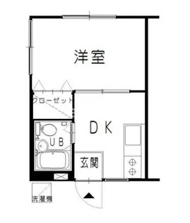 スカイハイツII【1階】の間取り