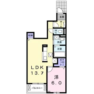 グランジール【1階】の間取り