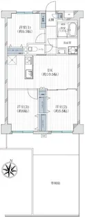 (仮)朝霞台マンション【1階】の間取り