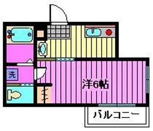 MELLAS大和田(メルラス大和田)【1階】の間取り