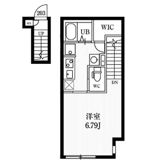ミハス練馬春日町【2階】の間取り