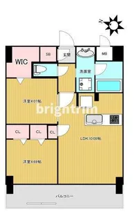 S-RESIDENCE薬院aureate【2階】の間取り