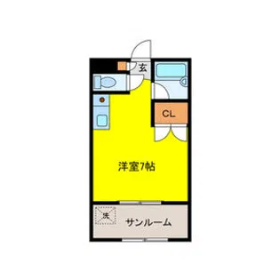 ハイツワールド【1階】の間取り