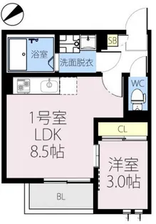 REGALEST Feliz【3階】の間取り