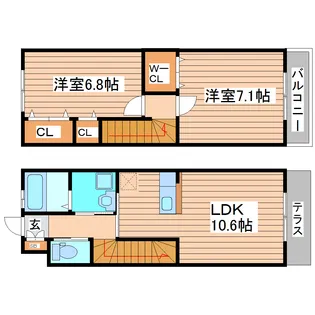 M&M 1号館の間取り