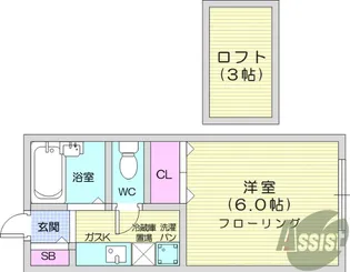 NK五輪【1階】の間取り