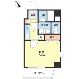 本八幡TSヒルズ【2階】の間取り