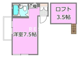 ラフォルテ酒々井【2階】の間取り